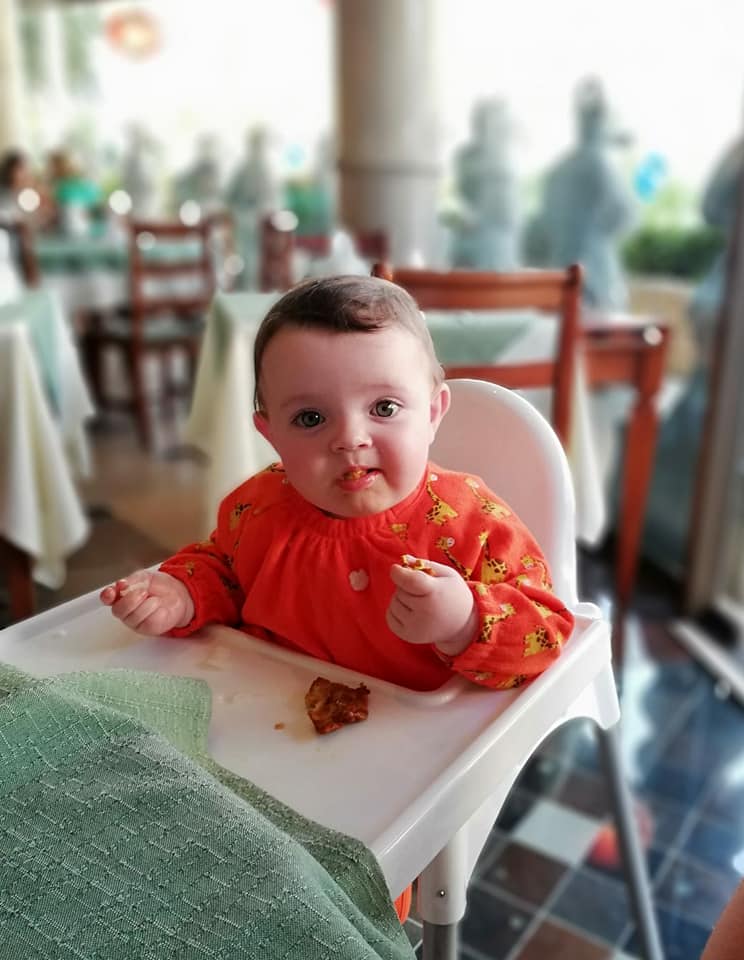 Orange Gerry Giraffe YummyBoo feeding bib