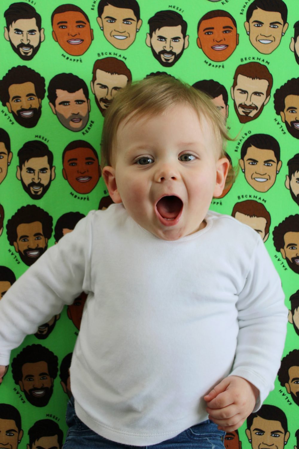 Football Icons organic cotton BeddyBoo fitted sheet