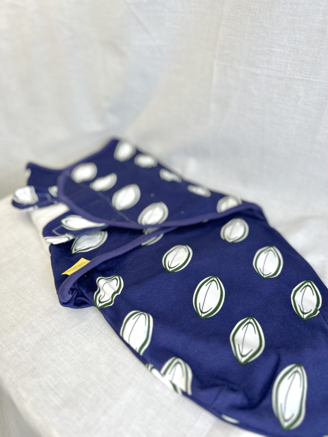 Navy Rugby organic cotton SwaddleBoo