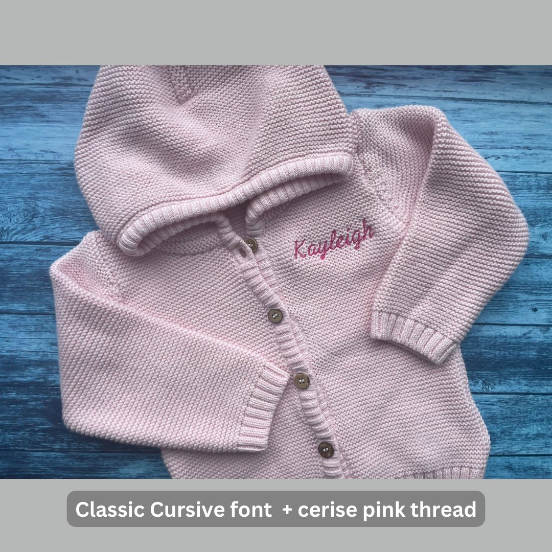Baby Pink organic cotton hoodie