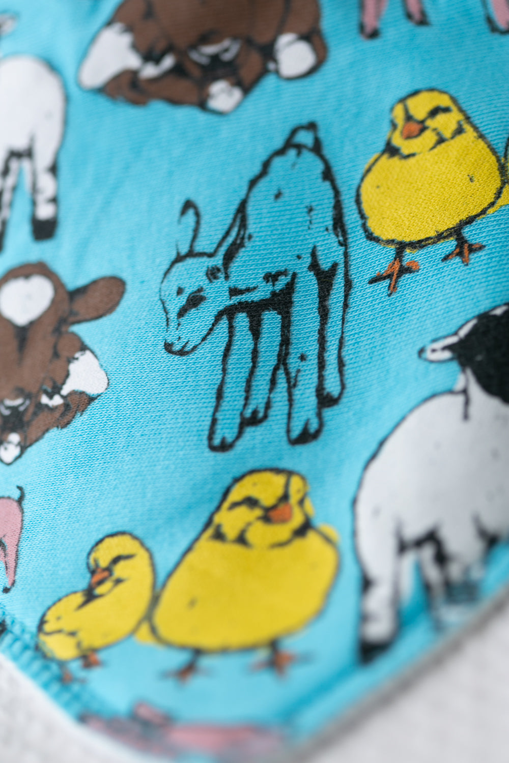 Fauna Farmyard organic cotton DribbleBoo bandana bib