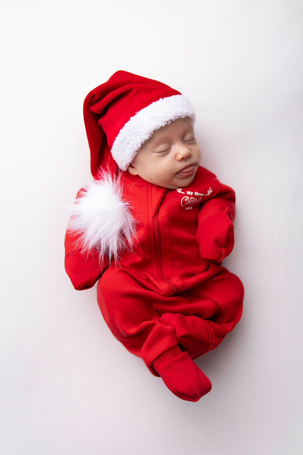 Classic My 1st Christmas organic cotton ZippyBoo suit
