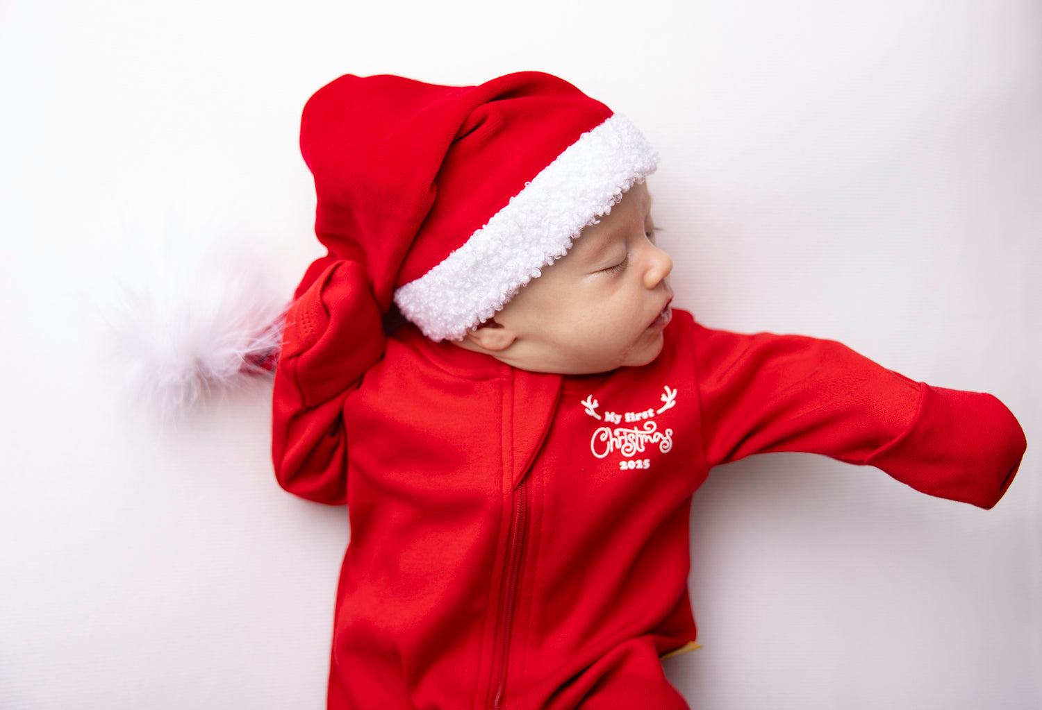 Classic My 1st Christmas organic cotton ZippyBoo suit
