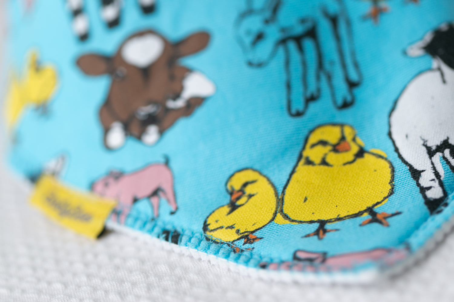 Fauna Farmyard organic cotton DribbleBoo bandana bib