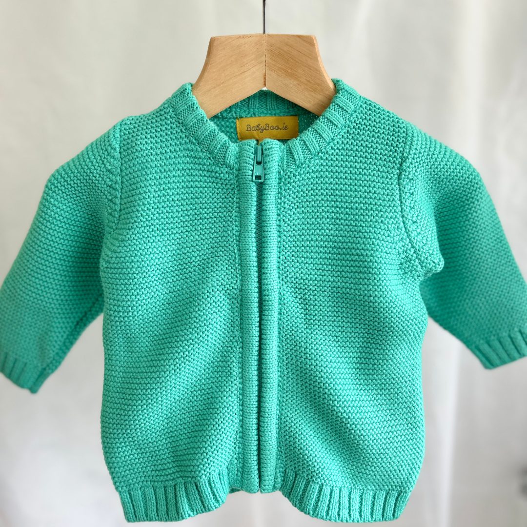 My Berry 1st Birthday Organic Cotton Zipped Cardigan