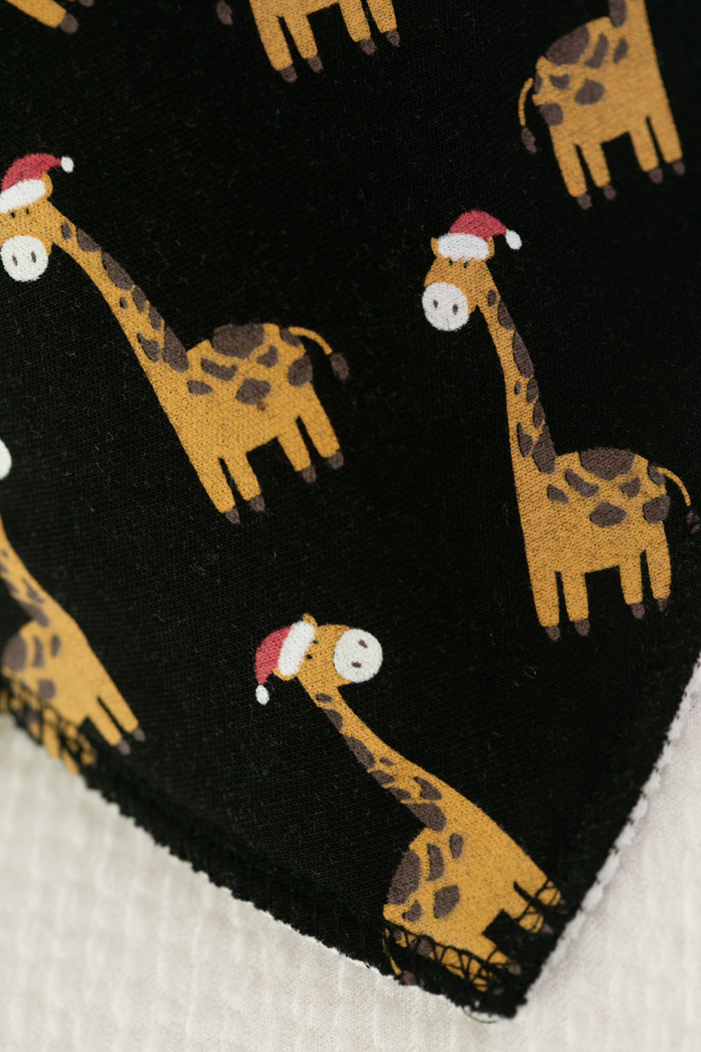 Christmas Gerry Giraffe organic cotton DribbleBoo bandana bib