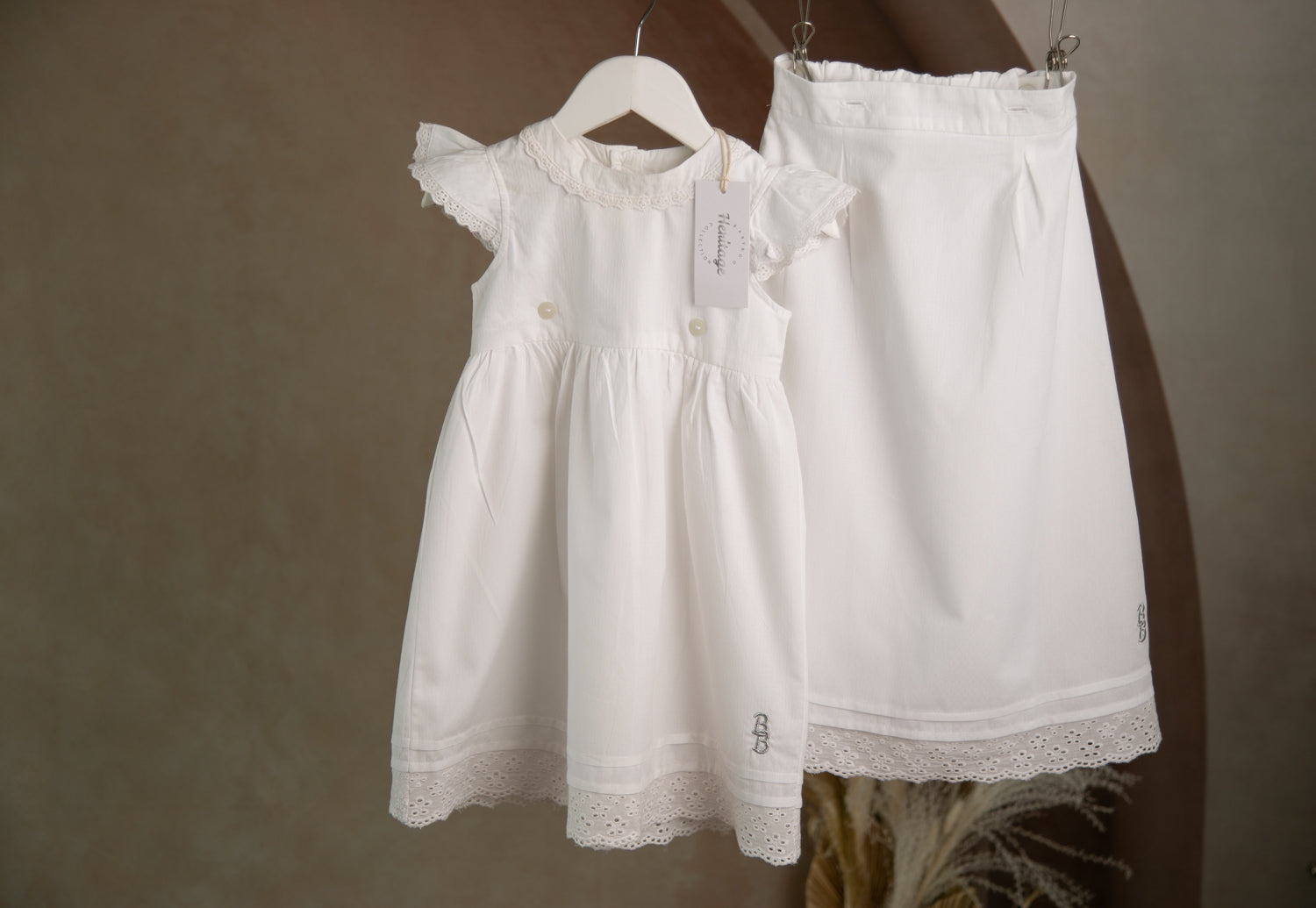 Classic style dress with detachable full length skirt (Clodagh)