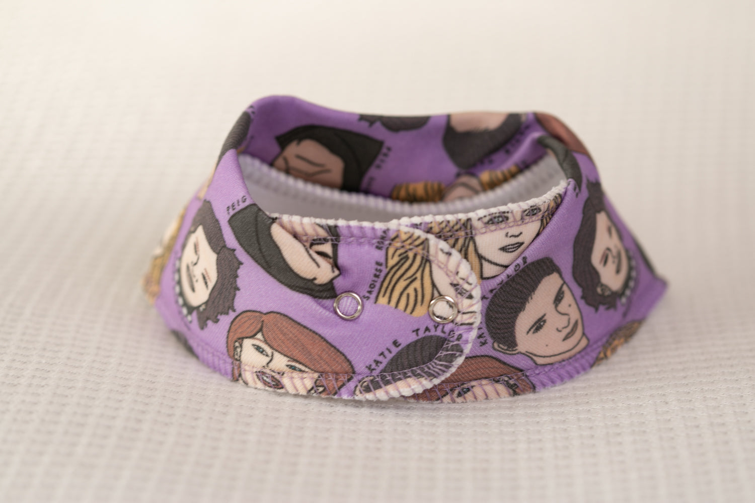 Irish female icons organic cotton DribbleBoo bandana bib