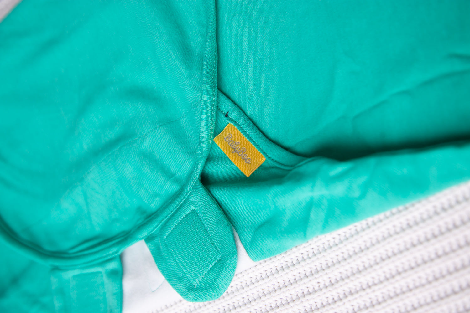 Sea green organic cotton SwaddleBoo