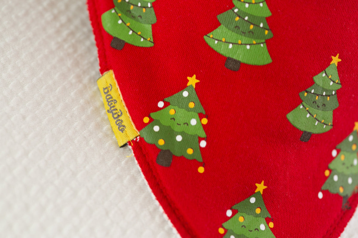 Happy trees organic cotton DribbleBoo bandana bib