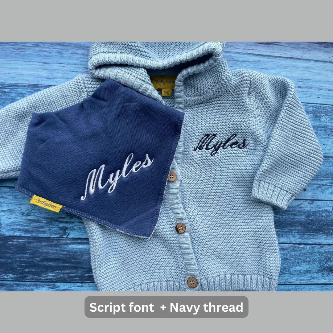 Baby blue organic cotton hoodie