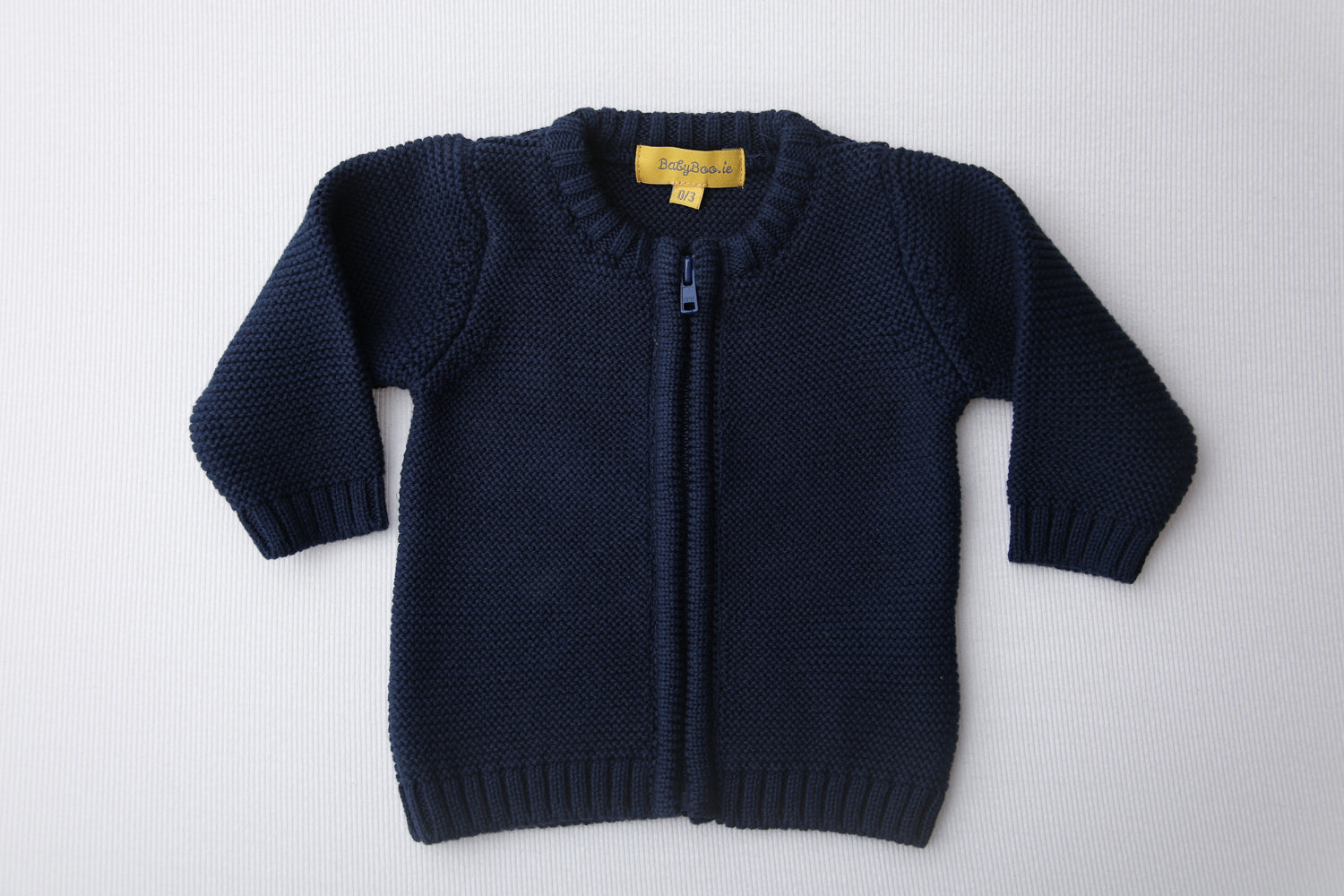 Little Bro Organic Cotton Zipped Cardigan
