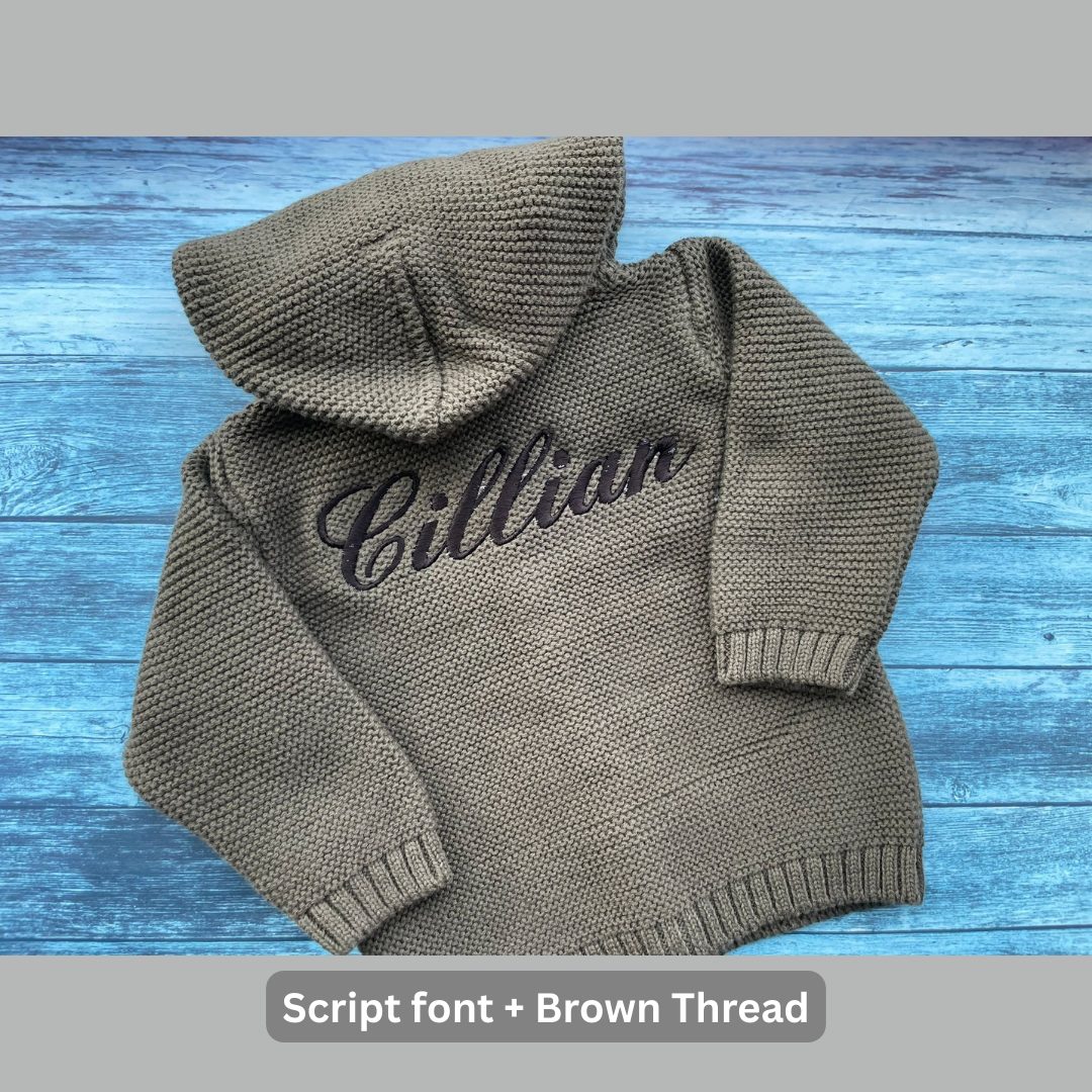 Khaki organic cotton hoodie