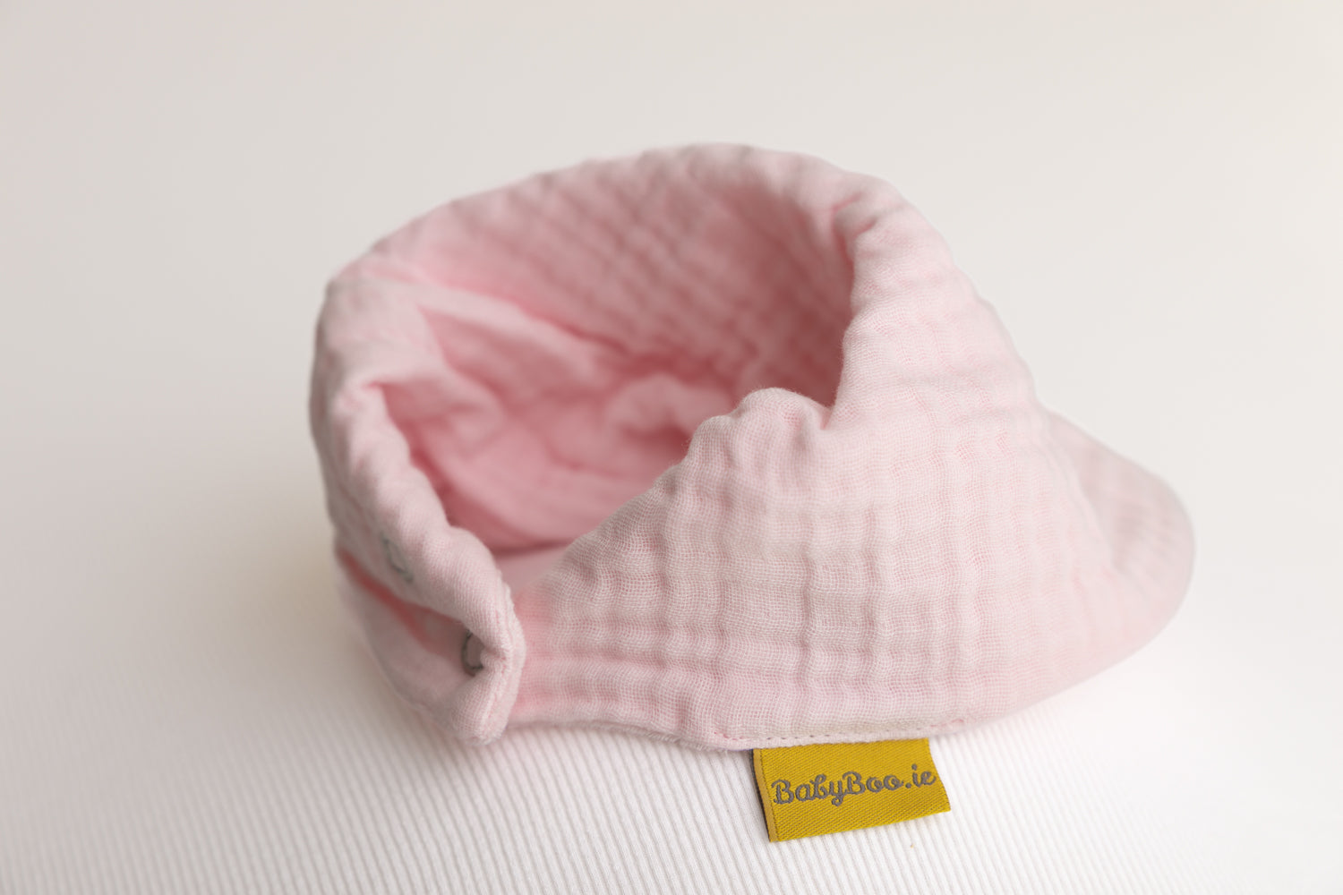 Baby Pink Organic Cotton Biblin