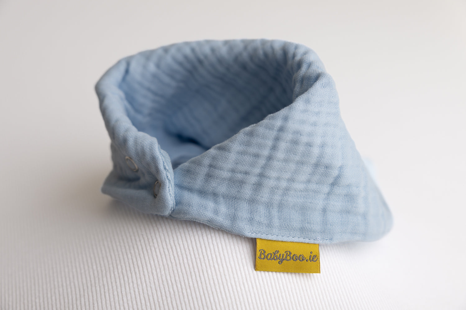 Baby Blue Organic Cotton Biblin