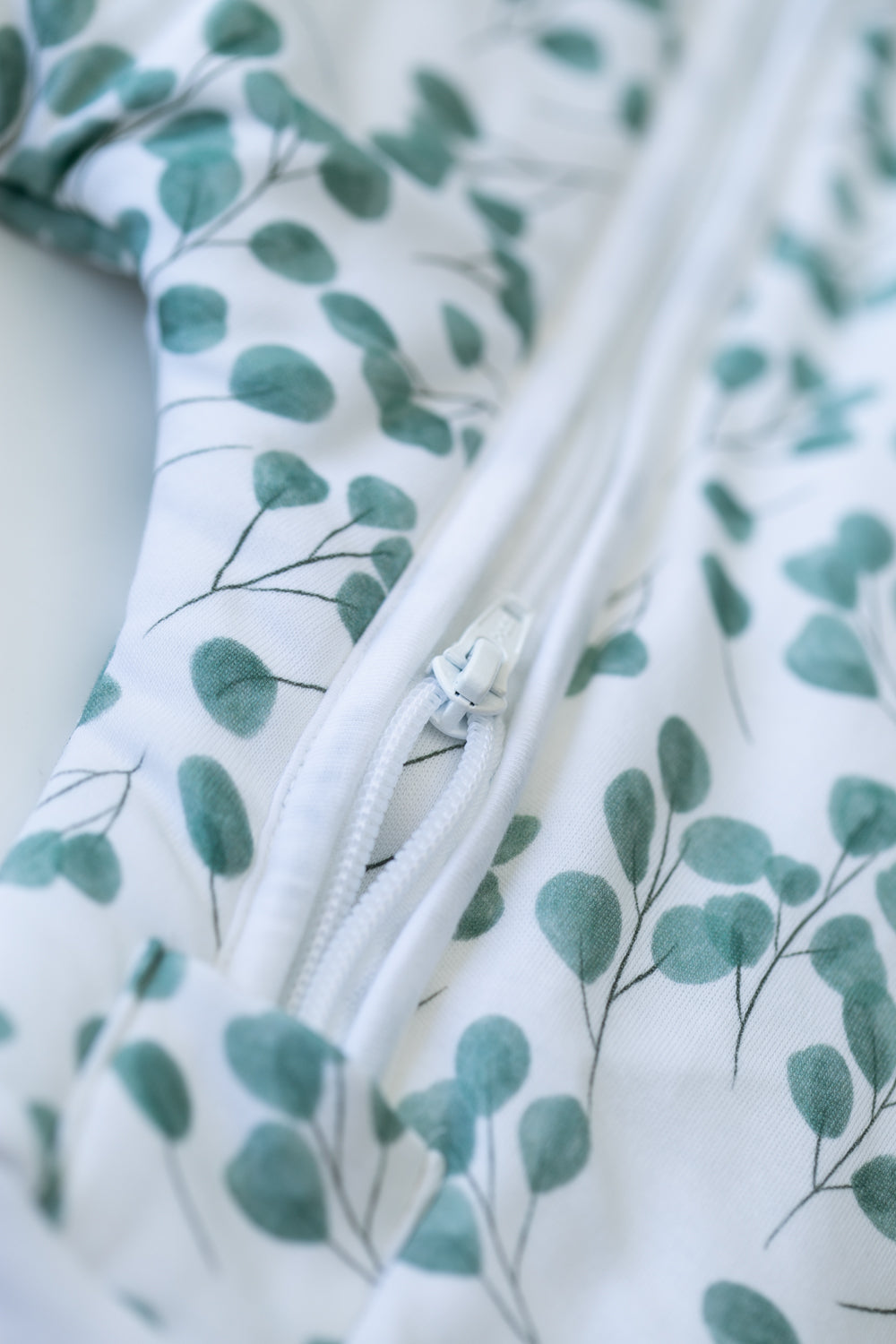 Eucalyptus organic cotton SnuggleBoo sleepsuit (1 tog)