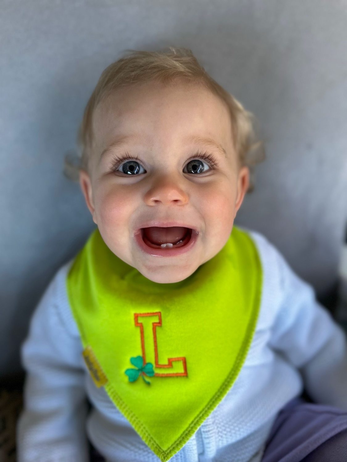 Letterman Organic Cotton DribbleBoo Bandana Bib