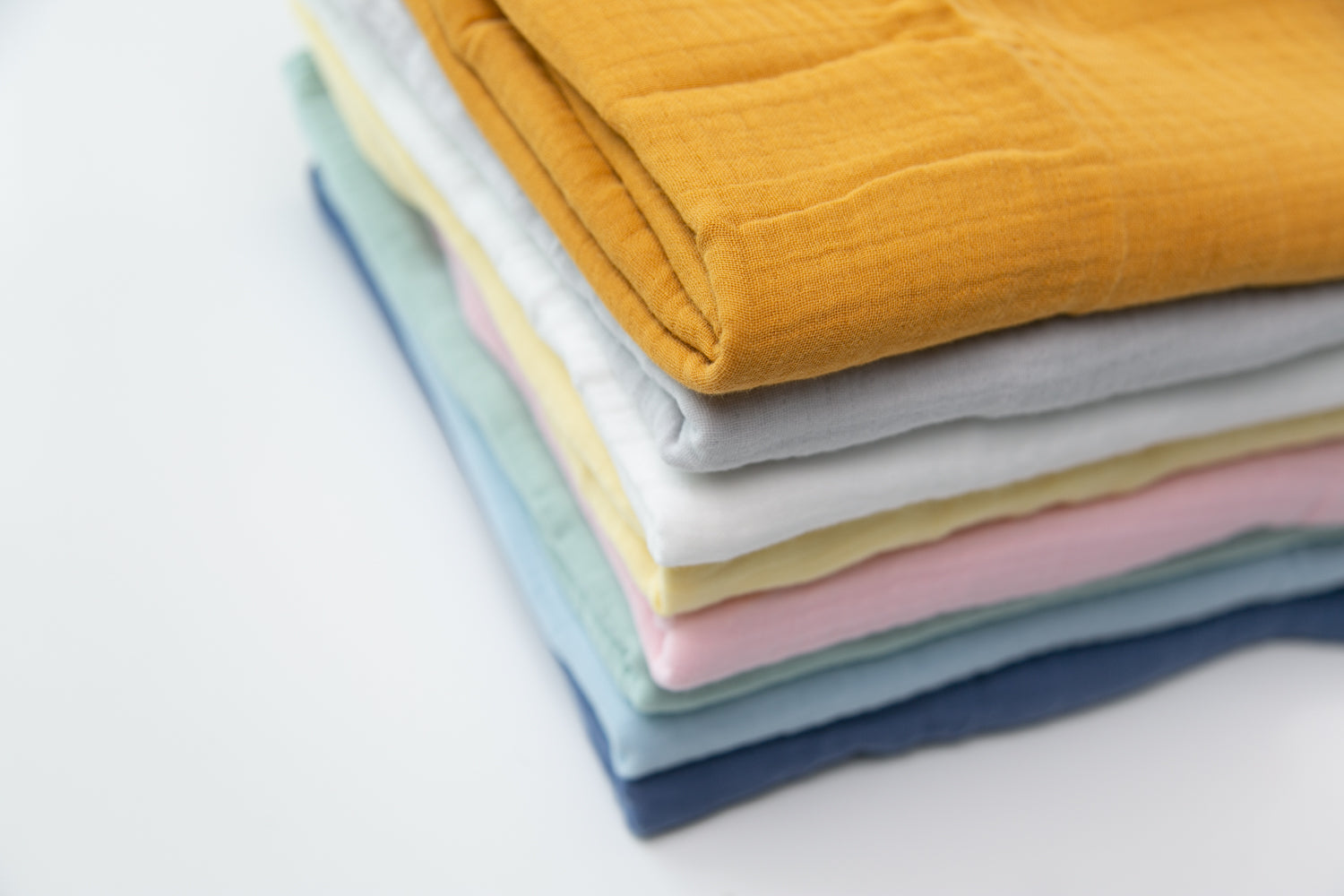 Baby Pink Organic Cotton super square muslin blanket