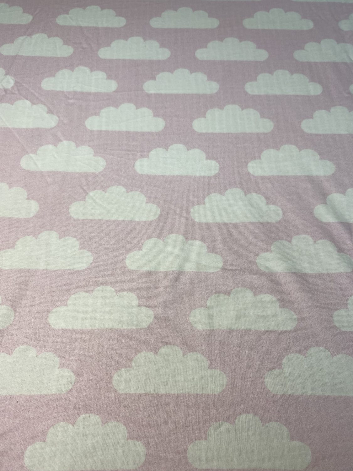 Up in the pink clouds organic cotton BeddyBoo fitted sheet