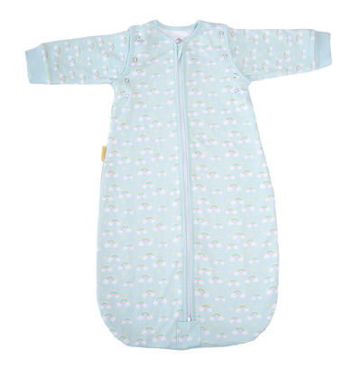 Painted rainbows organic cotton SnuggleBoo sleeping bag (1 tog)