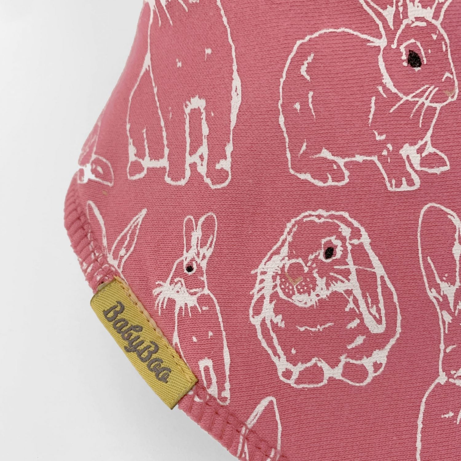Fauna Rabbit organic cotton DribbleBoo bandana bib