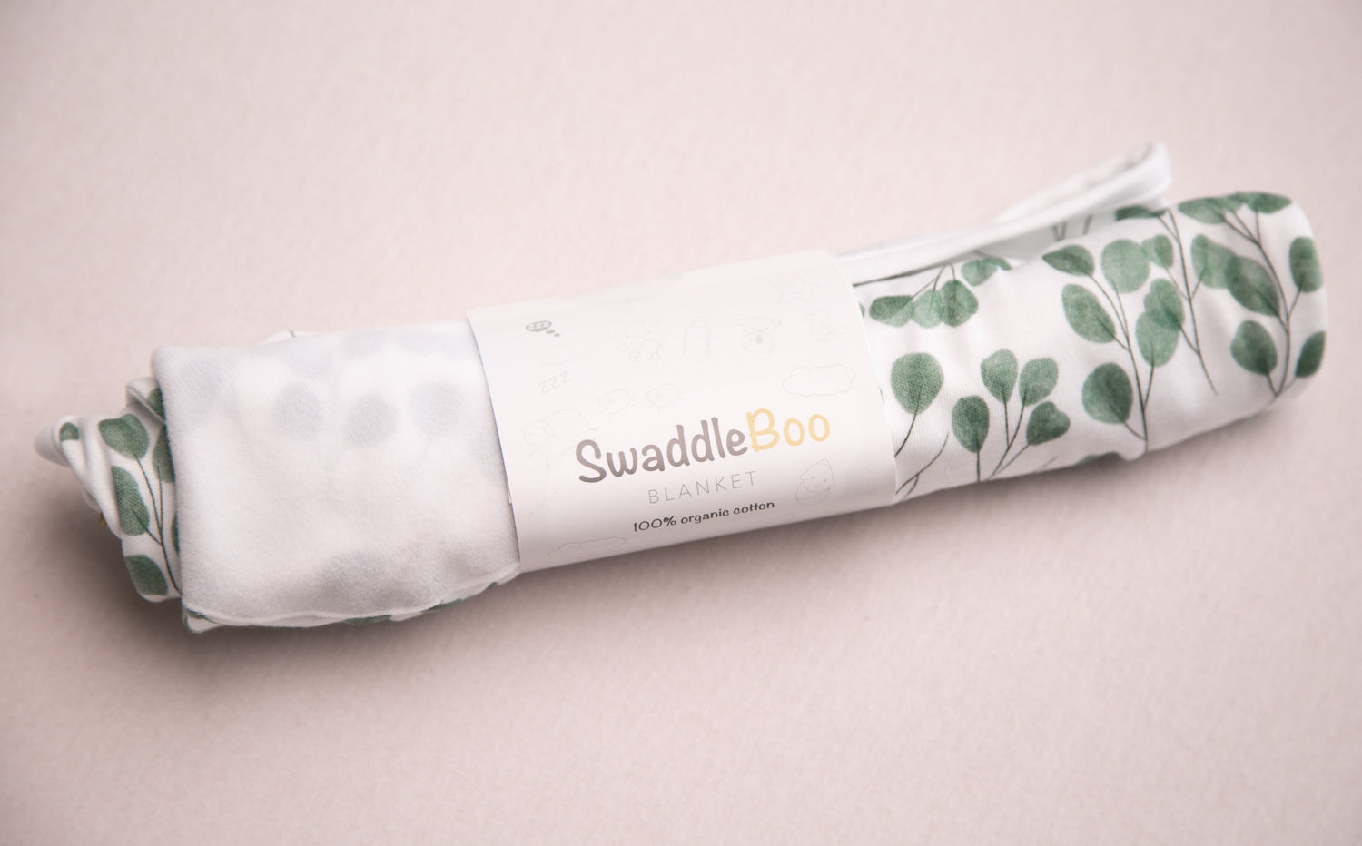 Eucalyptus organic cotton SwaddleBoo