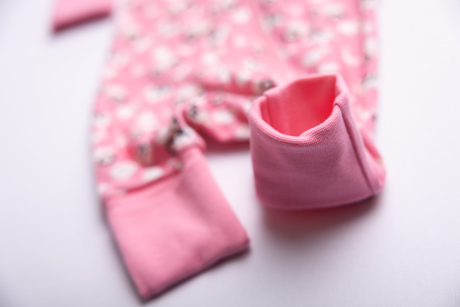 Pink Farmyard organic cotton ZippyBoo suit