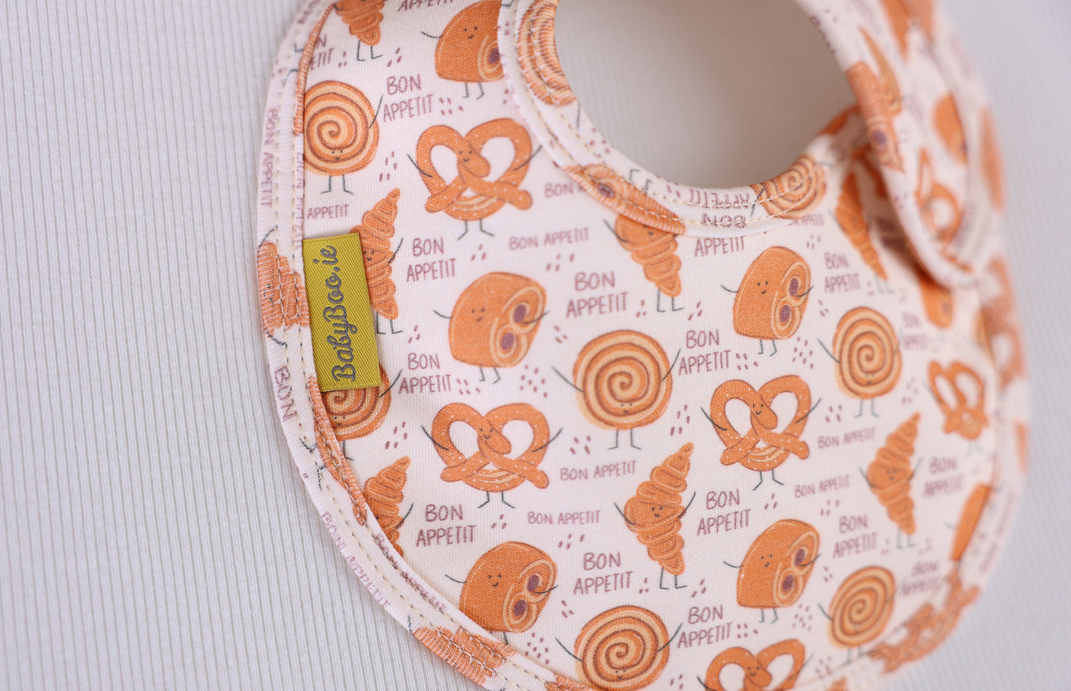 Bonjour bakery organic cotton LittleBoo baby bib