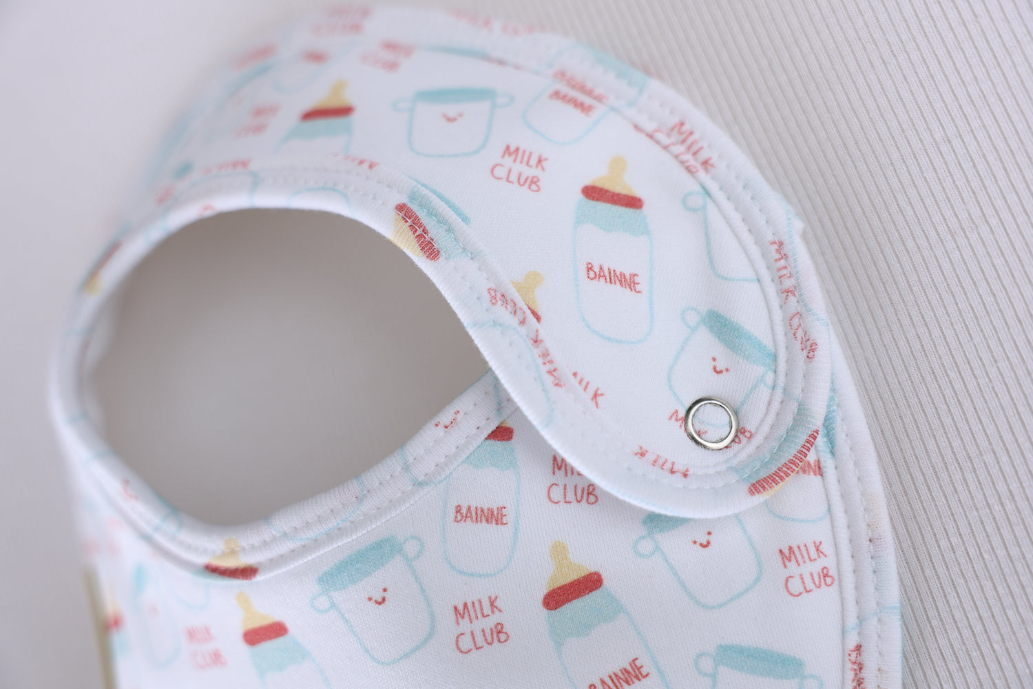Milk monster organic cotton LittleBoo baby bib