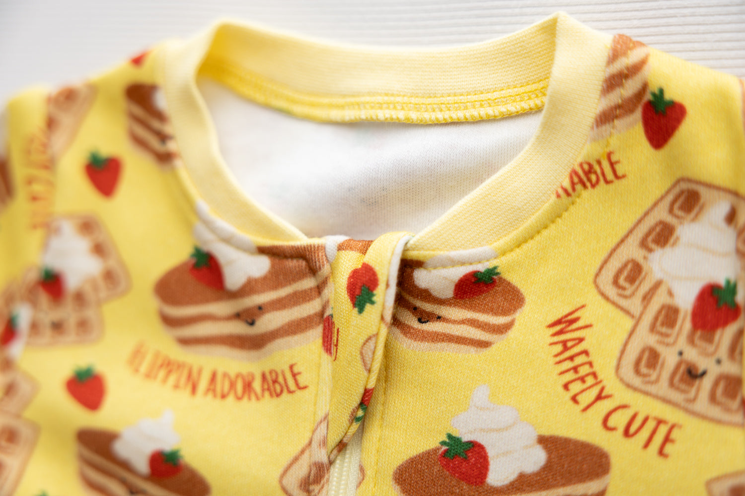 Waffle Club organic cotton ShortieBoo suit
