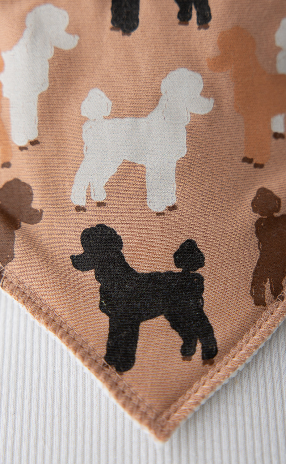 Poodle Parade organic cotton DribbleBoo bandana bib