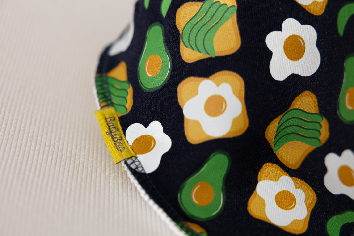 Eggs and Avo Club organic cotton DribbleBoo bandana bib