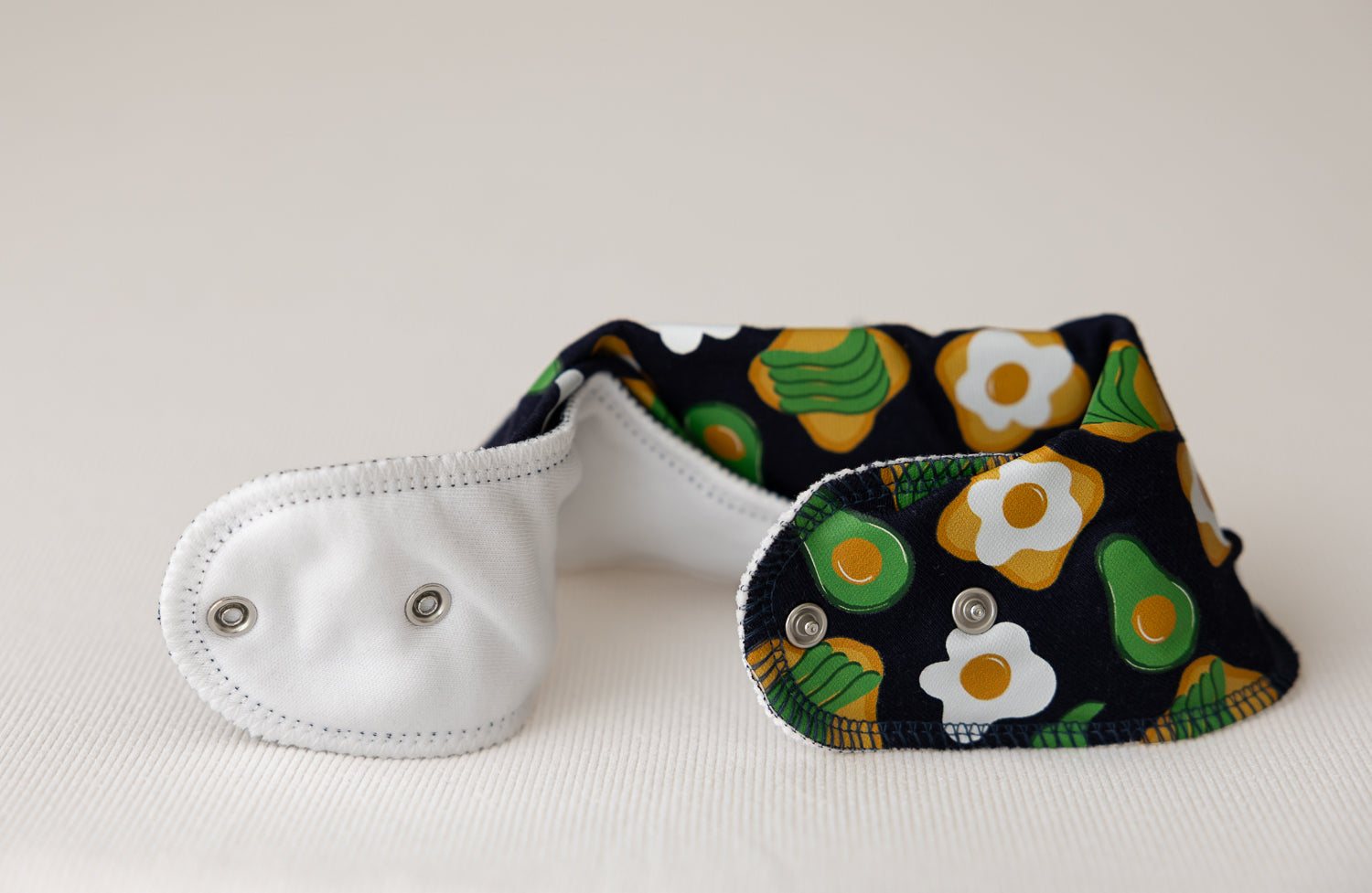 Eggs and Avo Club organic cotton DribbleBoo bandana bib