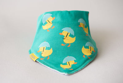 Weather for ducks organic cotton DribbleBoo bandana bib