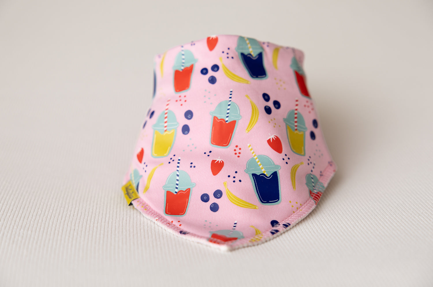 Smoothie Club organic cotton DribbleBoo bandana bib