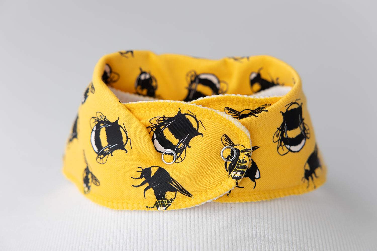 Fauna Bee organic cotton DribbleBoo bandana bib