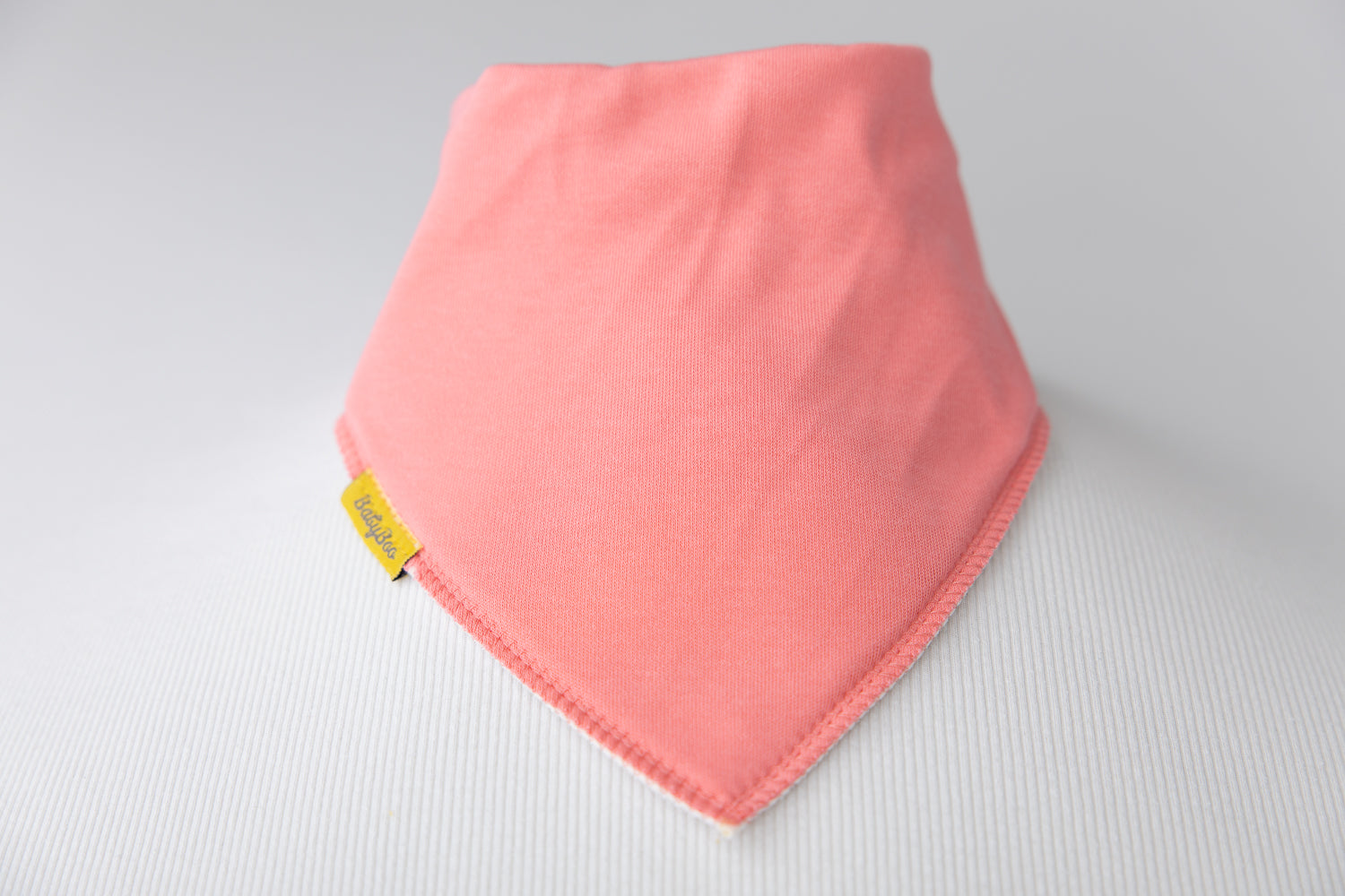Just peachy organic cotton DribbleBoo bandana bib