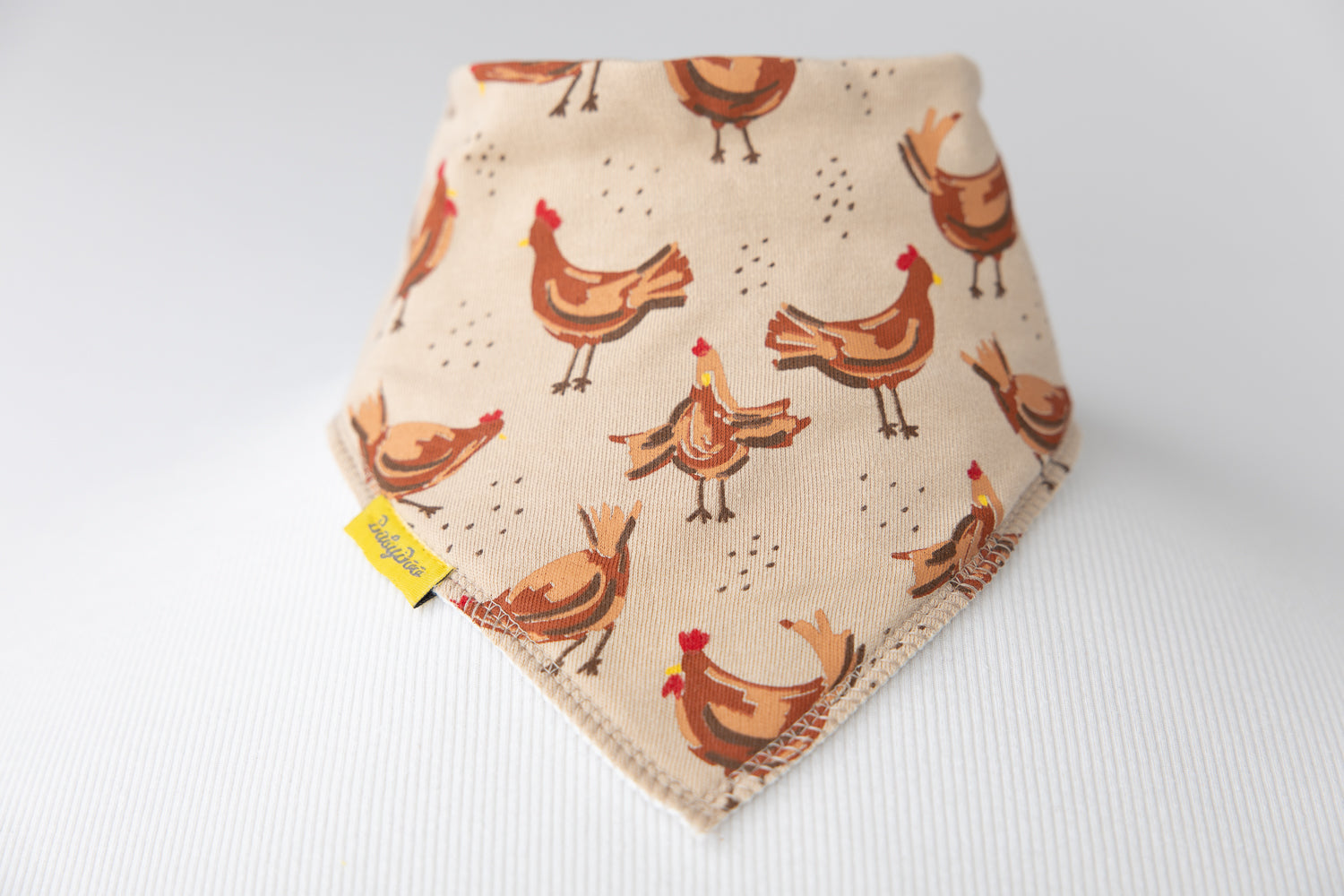 Hen House organic cotton DribbleBoo bandana bib