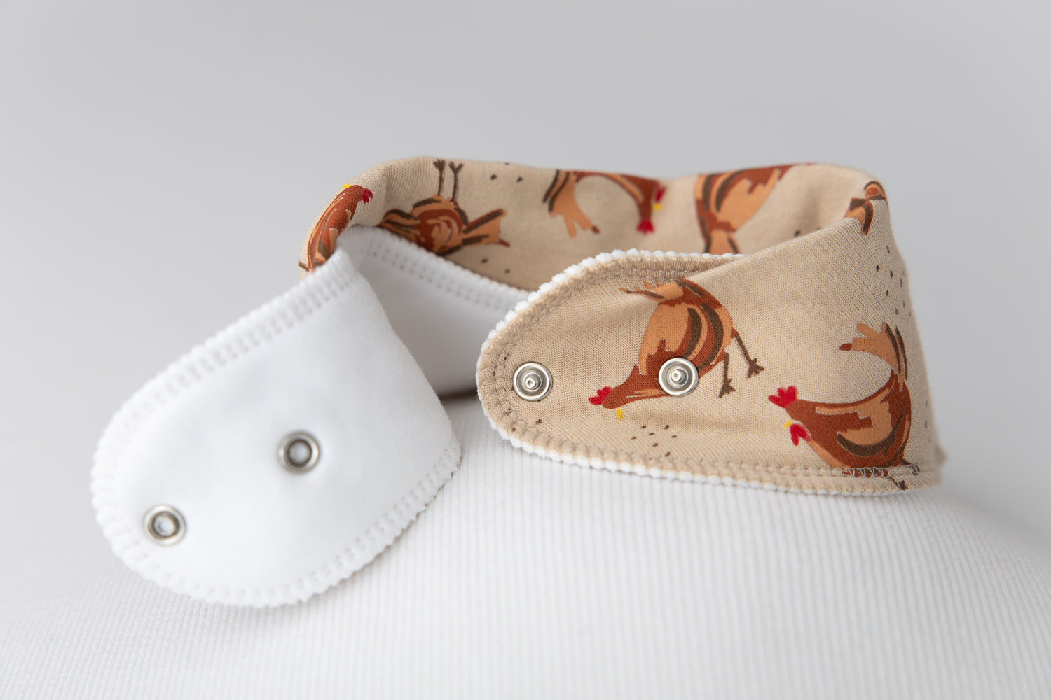 Hen House organic cotton DribbleBoo bandana bib