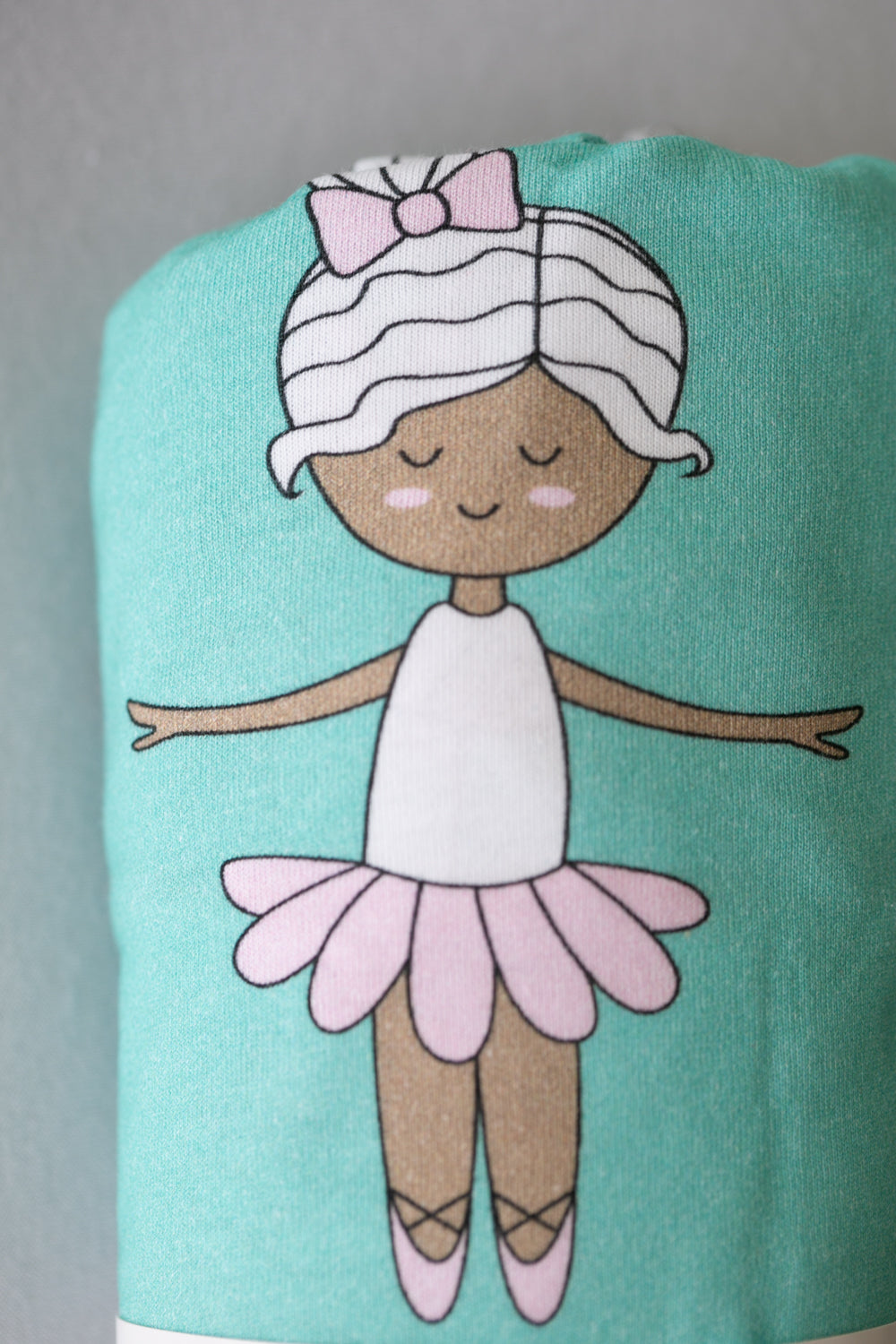 Ballerina organic cotton BeddyBoo fitted sheet
