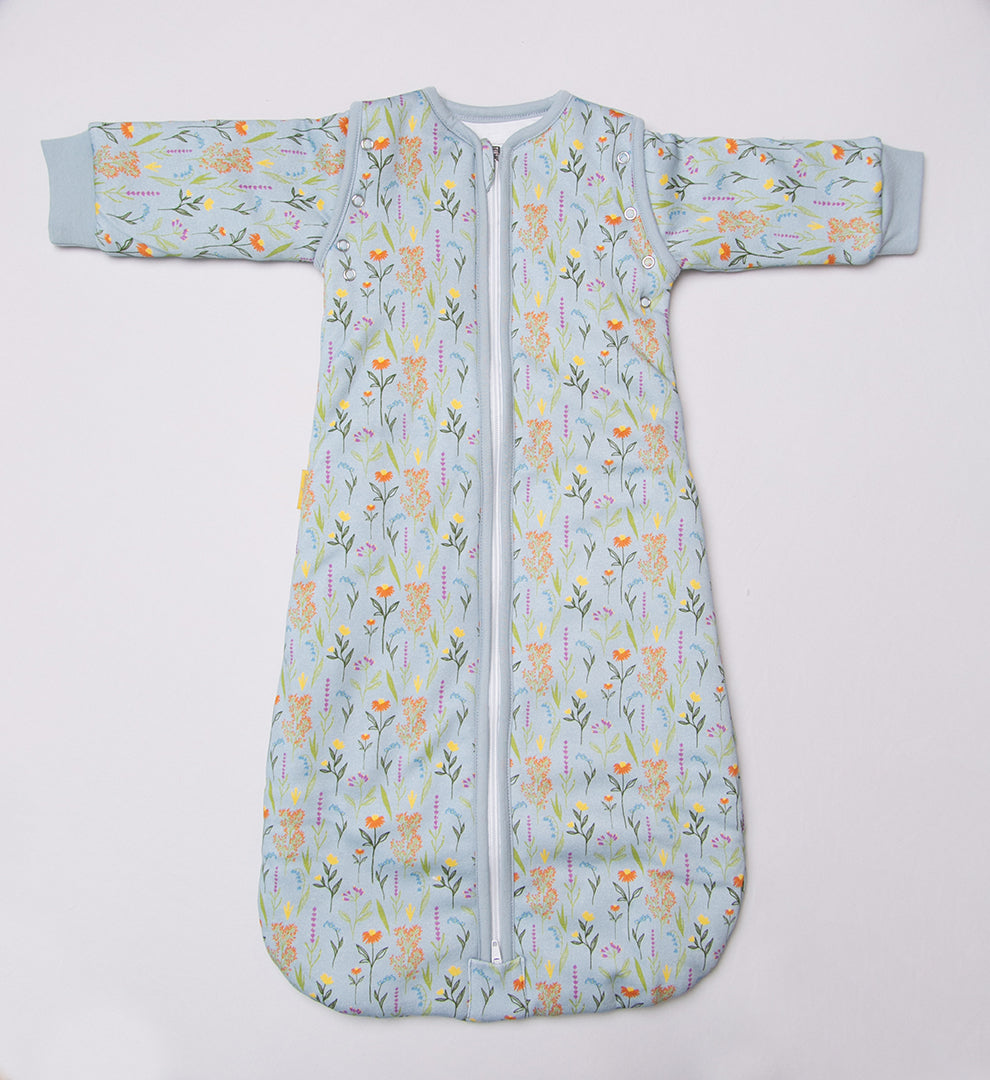 Wildflowers organic cotton SnuggleBoo sleeping bag (1 tog)