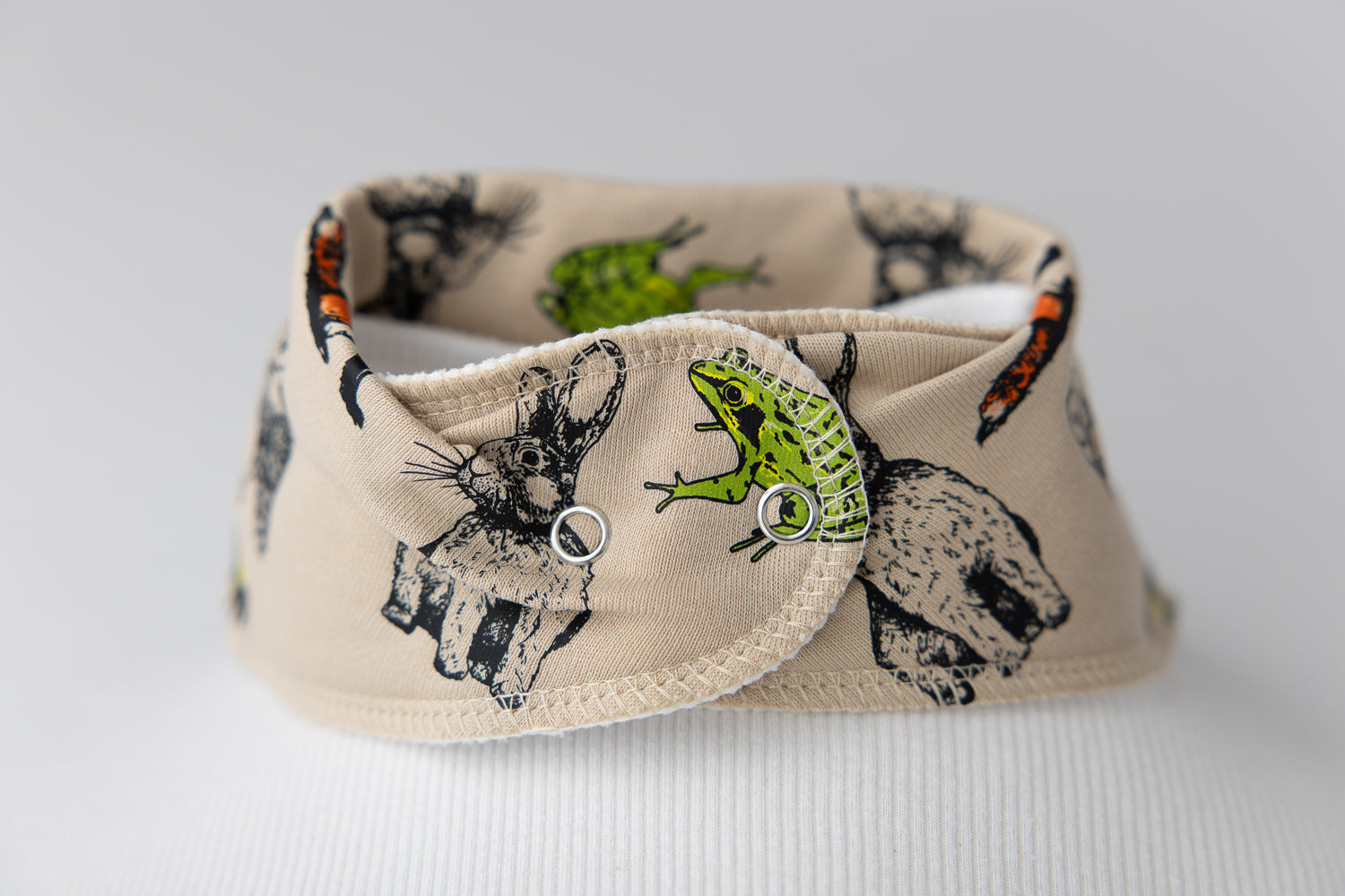 Fauna Irish Wildlife organic cotton DribbleBoo bandana bib