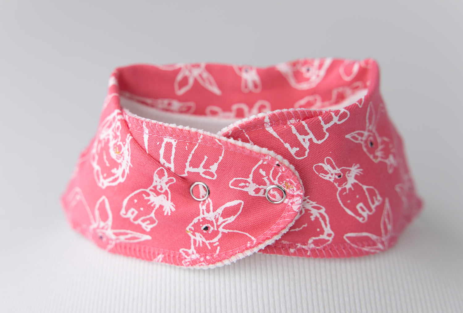 Fauna Rabbit organic cotton DribbleBoo bandana bib