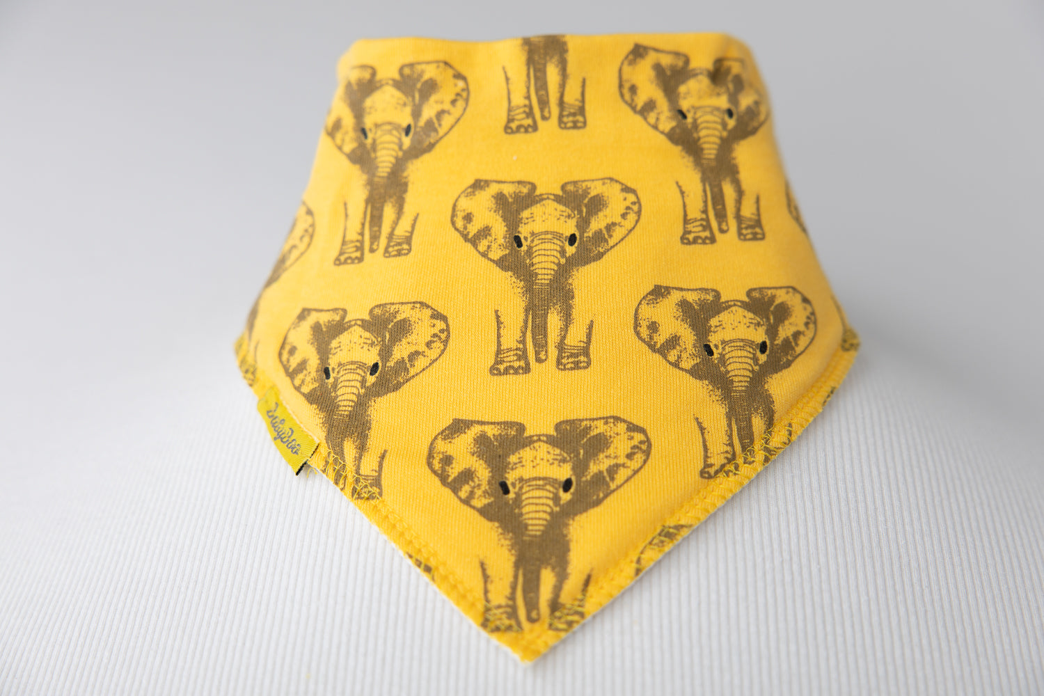 Fauna Kids Elephant organic cotton DribbleBoo bandana bib