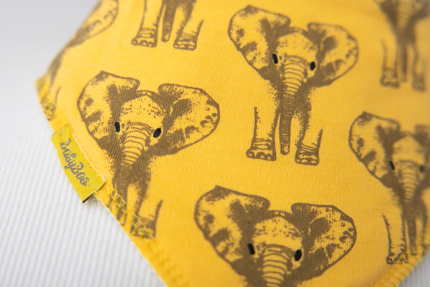 Fauna Kids Elephant organic cotton DribbleBoo bandana bib