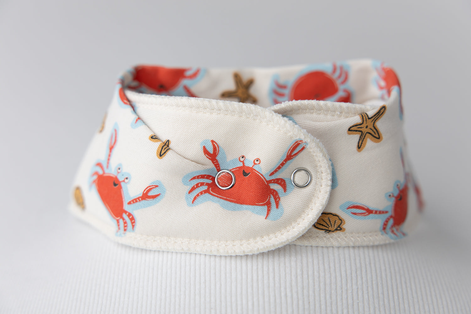 Tiny Claws organic cotton DribbleBoo bandana bib