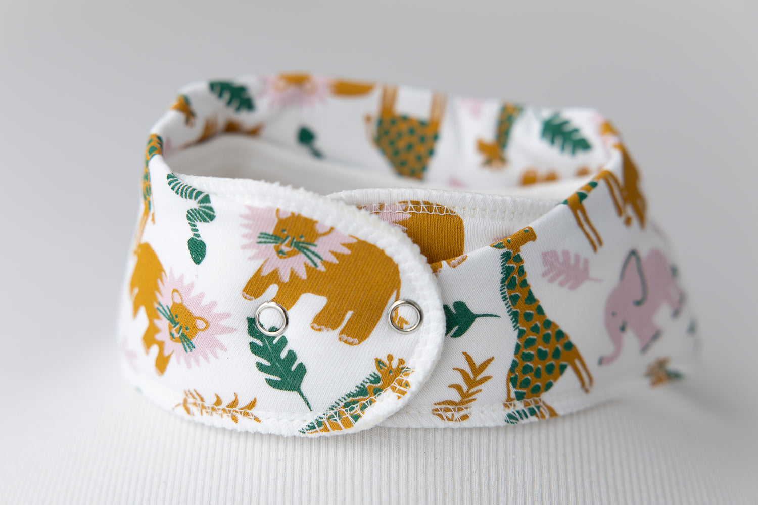 On Safari organic cotton DribbleBoo bandana bib