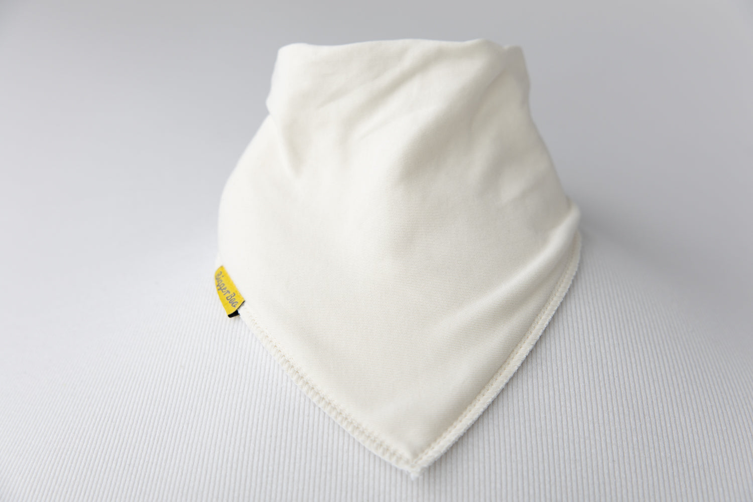 Just cream organic cotton BiggerBoo bandana bib (age 3+)