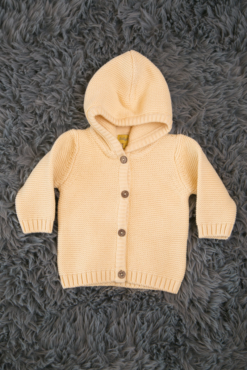 Cute Bunny Organic Cotton Hoodie Cardigan