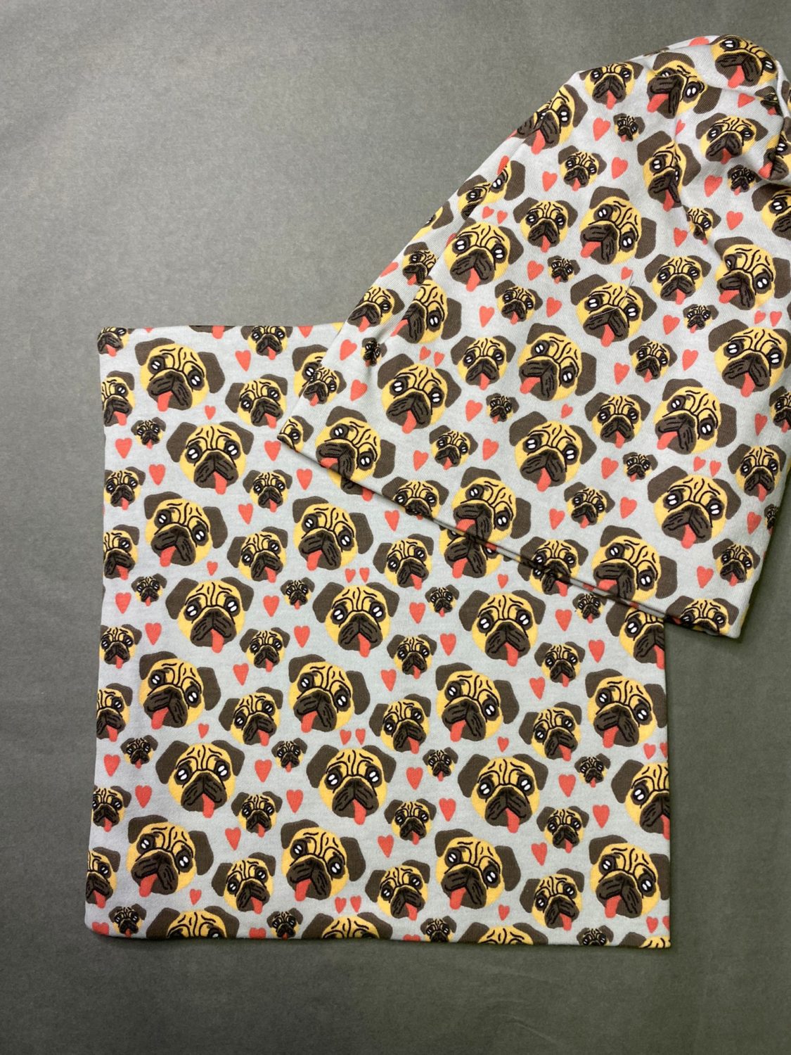 Puppy Love organic cotton BooLoop Scarf